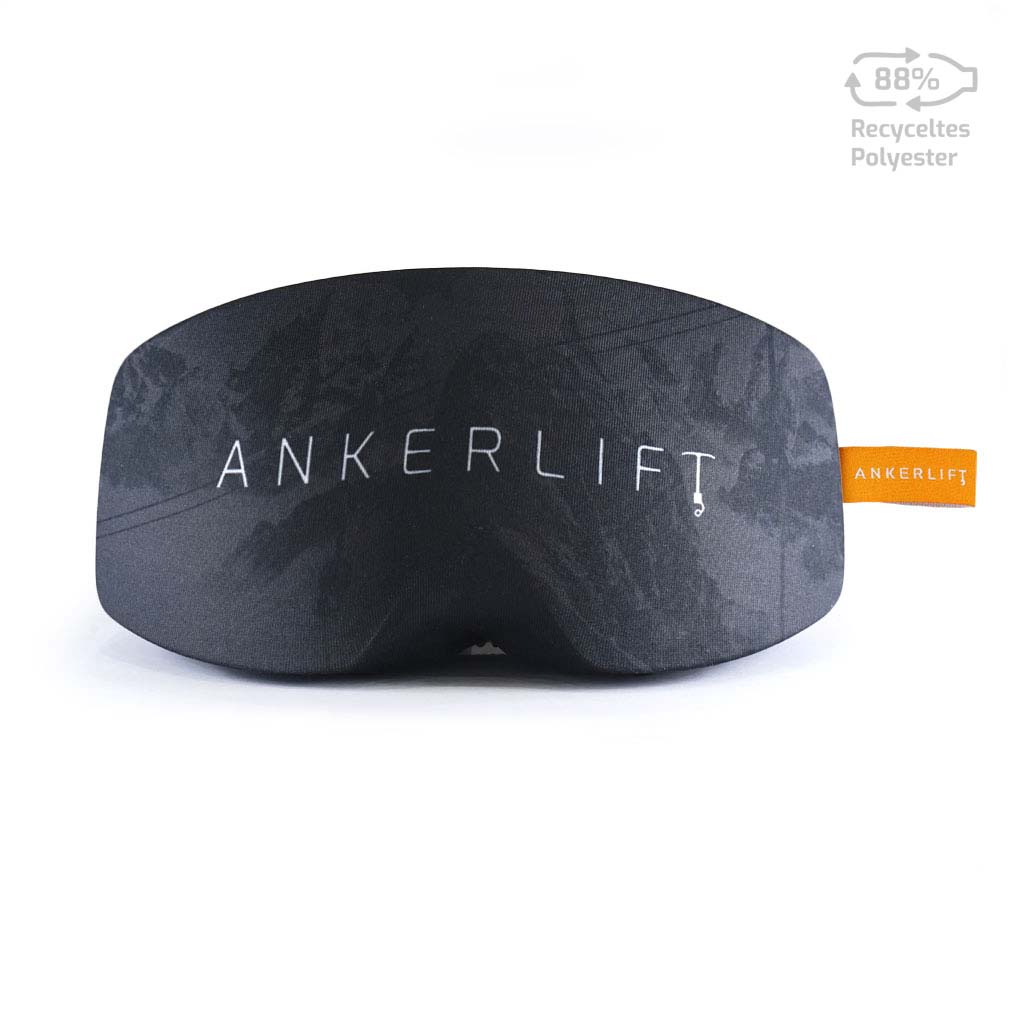 ANKERLIFT Skibrillen Schutzüberzug in der Farbe schwarz.