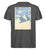 "Bluebird" Herren Backprint Shirt von ANKERLIFT© in der Farbe Dark Heather Grey für Skifahrer und Wintersportler.