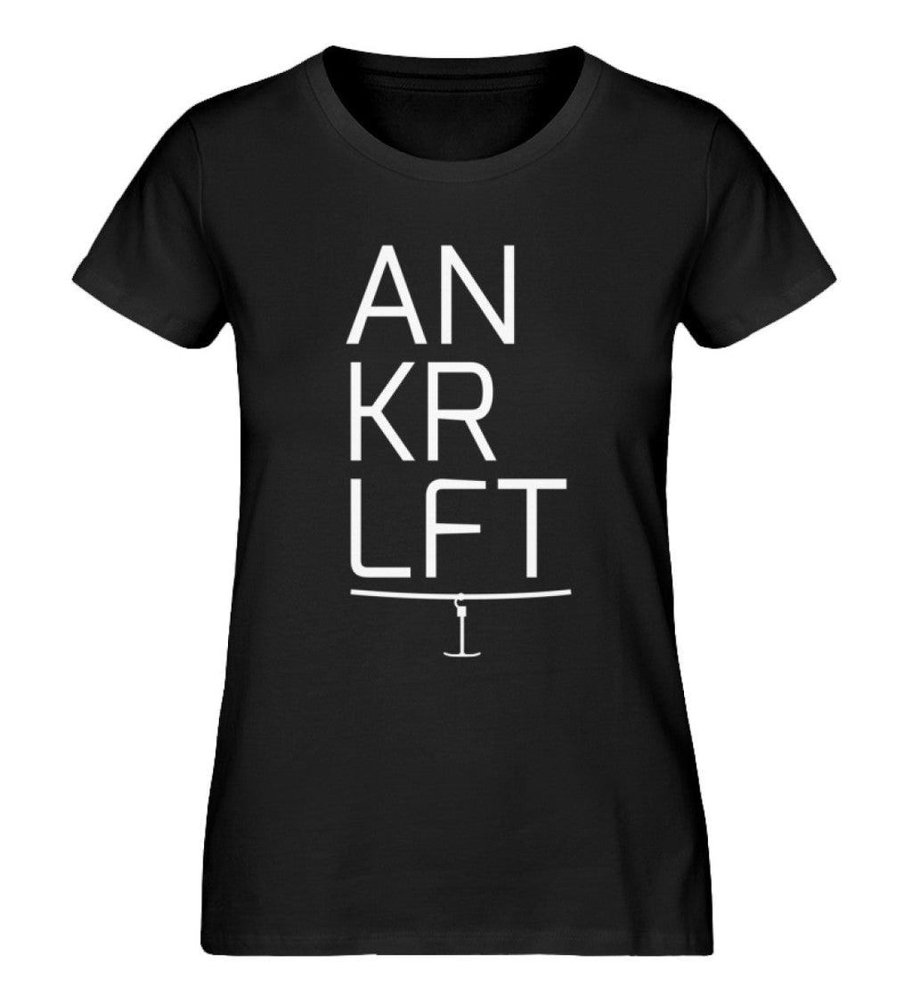 "ANKRLFT" Damen Organic Shirt in der Farbe Black - ANKERLIFT