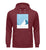"Shapes" Unisex Organic Hoodie in Farbe Burgundy-ANKERLIFT