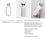 Weiße "Bergliebe" Edelstahl Trinkflasche mit Bambusdeckel von ANKERLIFT