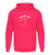 "Bergspitzen" Unisex Hoodie in der Farbe Hot Pink von ANKERLIFT für Wintersportler