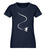 "Boarderline" Damen Organic Shirt in der Farbe French Navy - ANKERLIFT