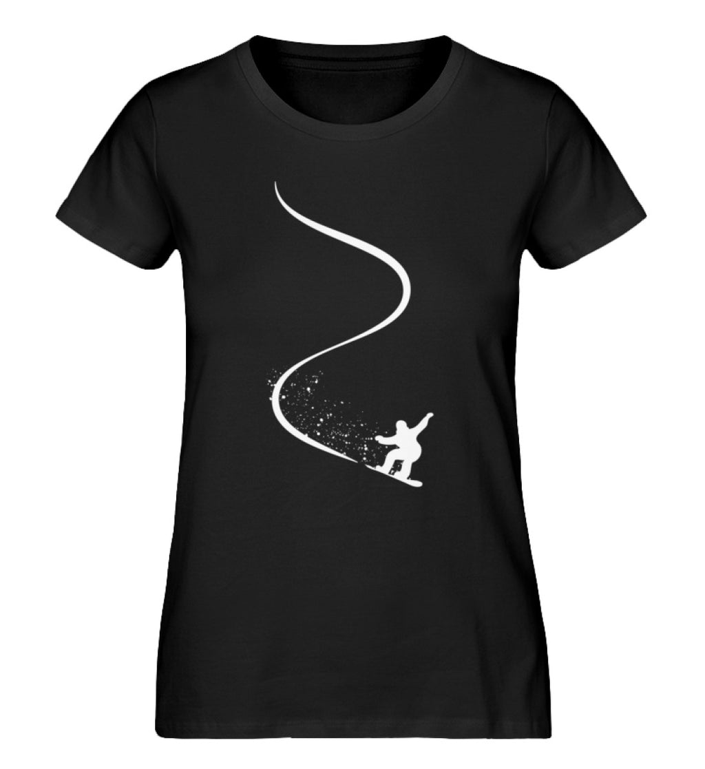 "Boarderline" Damen Organic Shirt in der Farbe Black - ANKERLIFT