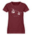 "Gondelglück" Damen Organic Shirt in der Farbe Burgundy - ANKERLIFT