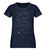 "Spuren" Damen Organic Shirt in der Farbe French Navy - ANKERLIFT