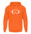 "Skibrille" Unisex Hoodie in der Farbe Orange Crush von ANKERLIFT für Wintersportler