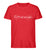 "Bergkette" Herren Organic Shirt in der Farbe Red von ANKERLIFT