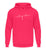 "Herzschlag" Unisex Hoodie in der Farbe Hot Pink von ANKERLIFT für Wintersportler
