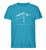 "Bergspitzen" Herren Organic Shirt in der Farbe Azure von ANKERLIFT