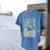 ANKERLIFT Backprint T-Shirt Bluebird in Winterlandschaft