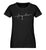 "Herzschlag" Damen Organic Shirt in der Farbe Black - ANKERLIFT