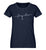 "Herzschlag" Damen Organic Shirt in der Farbe French Navy - ANKERLIFT