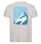 "Vintage" Herren Backprint Shirt von ANKERLIFT© in der Farbe Cream Heather Grey für Skifahrer und Wintersportler.