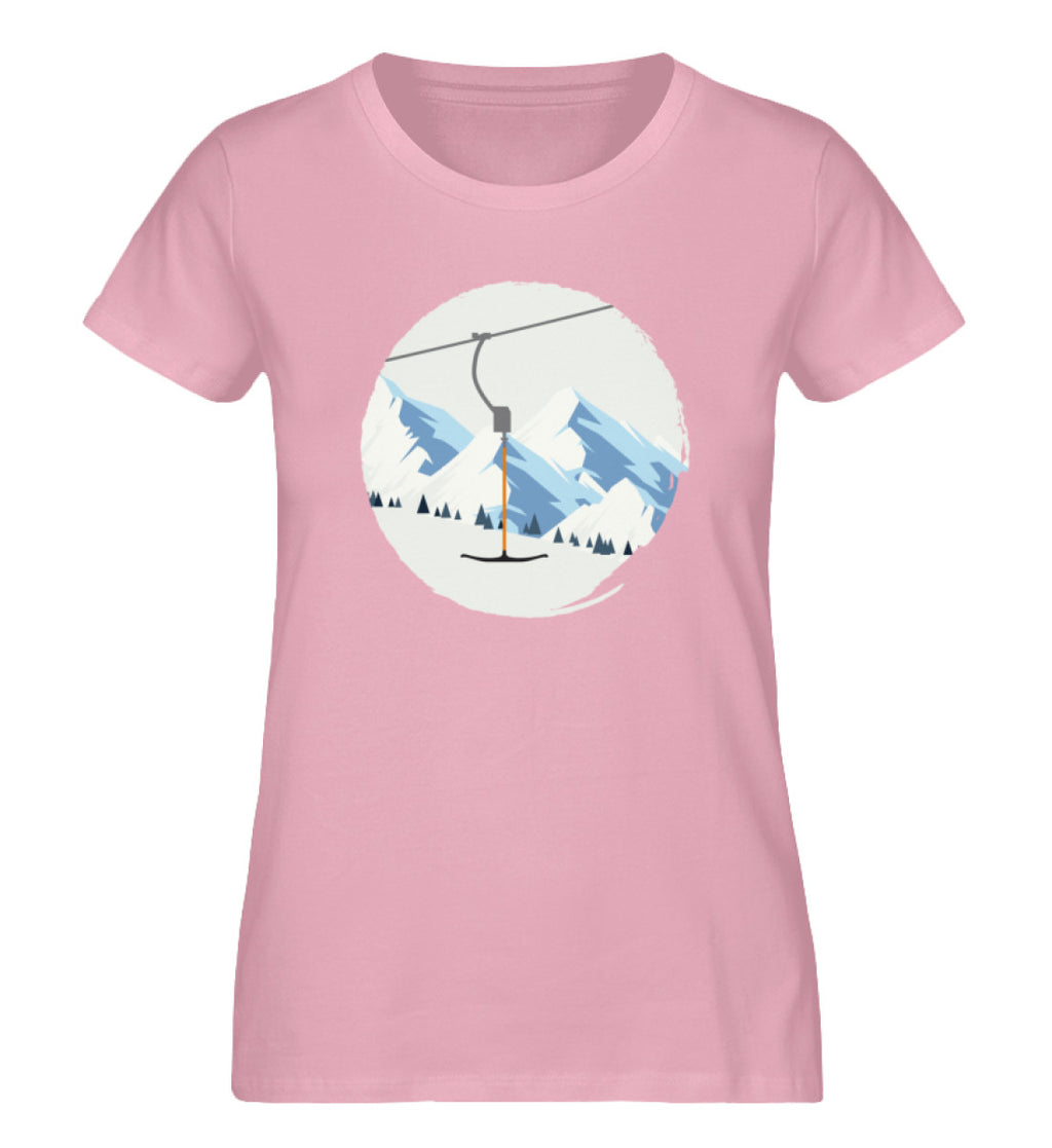 "Winterkreis" Damen Organic Shirt in der Farbe Cotton Pink - ANKERLIFT