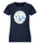 "Winterkreis" Damen Organic Shirt in der Farbe French Navy - ANKERLIFT