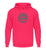 "4 in a Row" Unisex Hoodie in der Farbe Hot Pink von ANKERLIFT für Wintersportler