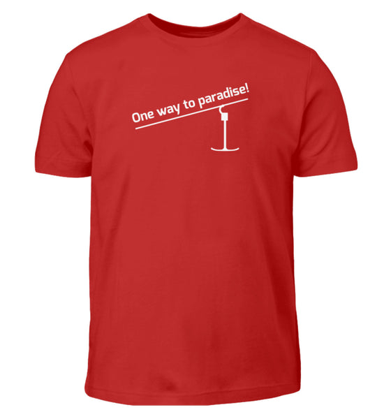 "Paradise" Kinder T-Shirt in der Farbe Red von ANKERLIFT