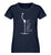 "Eat Sleep Lift" Damen Organic Shirt in der Farbe French Navy - ANKERLIFT