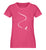 "Tiefschnee" Damen Organic Shirt in der Farbe Pink Punch - ANKERLIFT