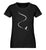 "Tiefschnee" Damen Organic Shirt in der Farbe Black - ANKERLIFT
