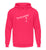 "Paradise" Unisex Hoodie in der Farbe Hot Pink von ANKERLIFT für Wintersportler