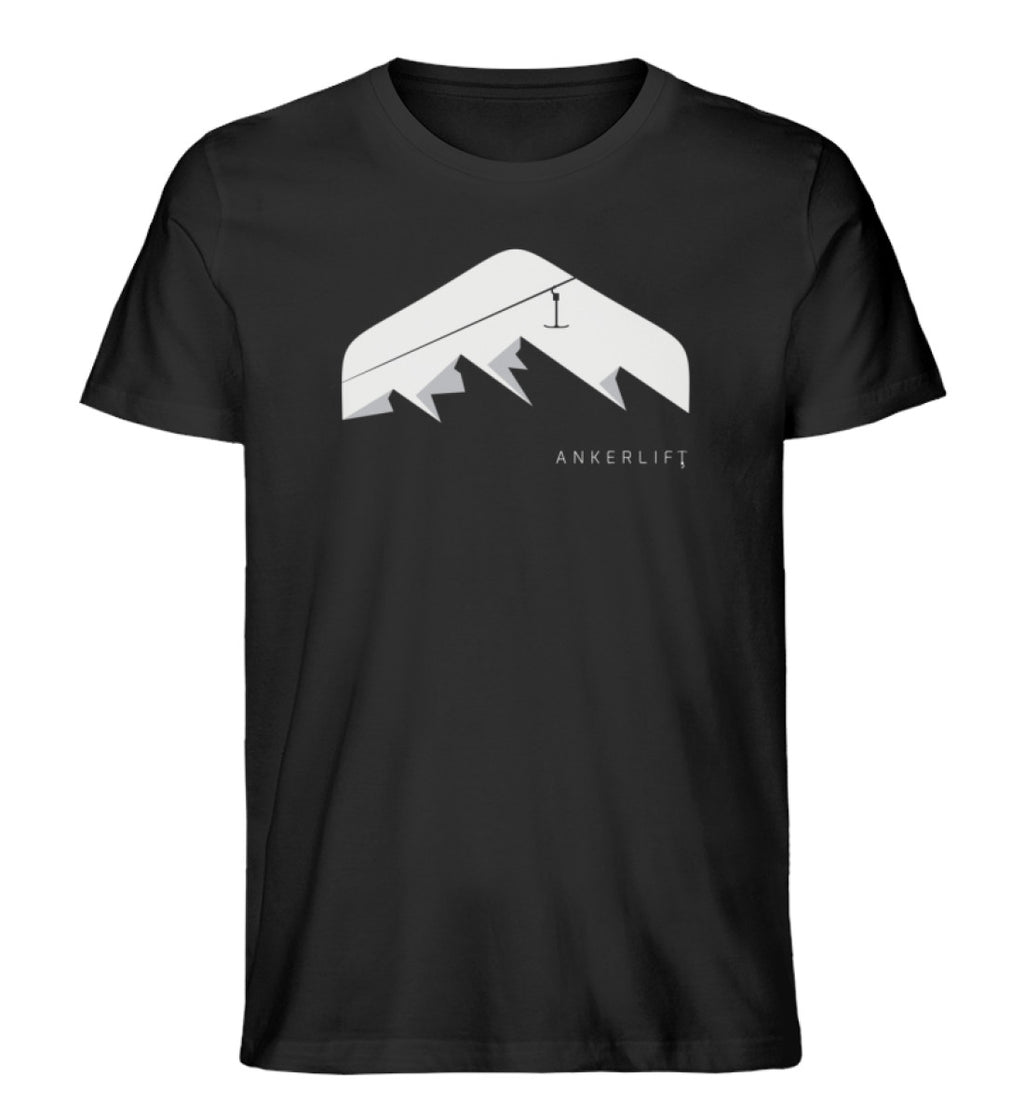 "Panorama" Herren Organic Shirt in der Farbe Black von ANKERLIFT