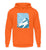 "Vintage" Unisex Hoodie in der Farbe Orange Crush von ANKERLIFT für Wintersportler