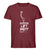 "Lift Bro" Herren Organic Shirt in der Farbe Burgundy von ANKERLIFT