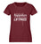 "Liftpass" Damen Organic Shirt in der Farbe Burgundy - ANKERLIFT