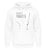 "Silhouette" Unisex Hoodie in der Farbe Arctic White von ANKERLIFT für Wintersportler