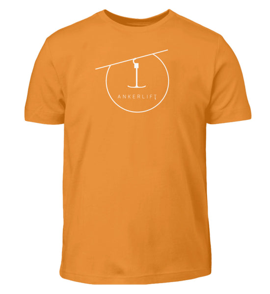 "Kreis" Kinder T-Shirt in der Farbe Orange von ANKERLIFT
