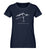 "Bergspitzen" Damen Organic Shirt in der Farbe French Navy - ANKERLIFT