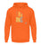 "Carving" Unisex Hoodie in der Farbe Orange Crush von ANKERLIFT für Wintersportler