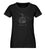 "Gondelbahn" Damen Organic Shirt in der Farbe Black - ANKERLIFT