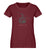 "Gondelbahn" Damen Organic Shirt in der Farbe Burgundy - ANKERLIFT