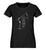 "Fest verankert" Damen Organic Shirt in der Farbe Black - ANKERLIFT