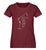 "Fest verankert" Damen Organic Shirt in der Farbe Burgundy - ANKERLIFT