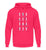 "Skiträger" Unisex Hoodie in der Farbe Hot Pink von ANKERLIFT für Wintersportler