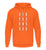 "Skiträger" Unisex Hoodie in der Farbe Orange Crush von ANKERLIFT für Wintersportler
