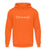 "Bergkette" Unisex Hoodie in der Farbe Orange Crush von ANKERLIFT für Wintersportler