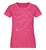 "Snowboard" Damen Organic Shirt in der Farbe Pink Punch - ANKERLIFT
