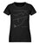 "Snowboard" Damen Organic Shirt in der Farbe Black - ANKERLIFT