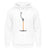 "ANKERLIFT" Unisex Hoodie in der Farbe Arctic White von ANKERLIFT für Wintersportler