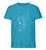 "Fest verankert" Herren Organic Shirt in der Farbe Azure von ANKERLIFT