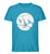 "Winterkreis" Herren Organic Shirt in der Farbe Azure von ANKERLIFT