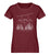 "Winterwald" Damen Organic Shirt in der Farbe Burgundy - ANKERLIFT