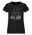 "Winterwald" Damen Organic Shirt in der Farbe Black - ANKERLIFT
