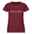 "Bergkette" Damen Organic Shirt in der Farbe Burgundy - ANKERLIFT