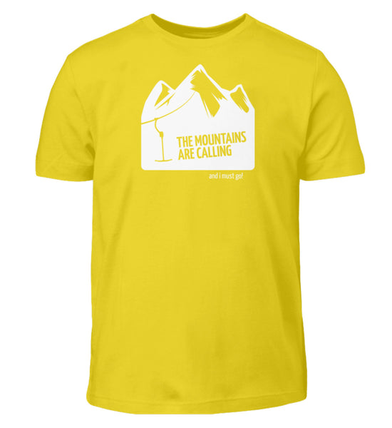 "I must go" Kinder T-Shirt in der Farbe Gold von ANKERLIFT